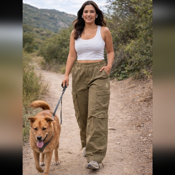 Nike Pants - Jordan Utility Cargo Pants Women’s Medium Loose Fit Tan NWT